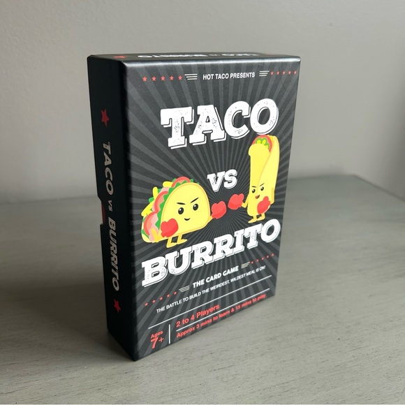Taco vs Burrito Strategic Card Game Family Age 6+, 2-4 Players, 15 Min Play - Picture 5 of 10